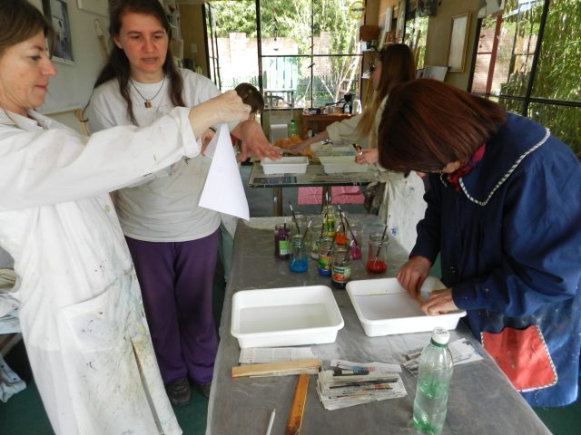 Papel marmolado